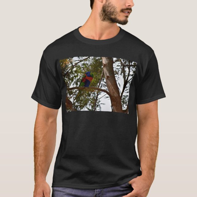 REGENBOGEN LORIKEET LÄNDLICHES QUEENSLAND T-Shirt (Vorderseite)