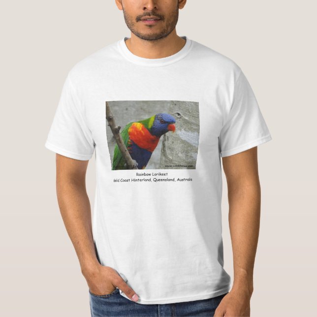 Regenbogen Lorikeet T-Shirt (Vorderseite)