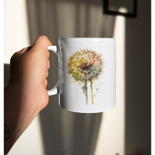 Regenbogen-Löwenzahn Kaffeetasse