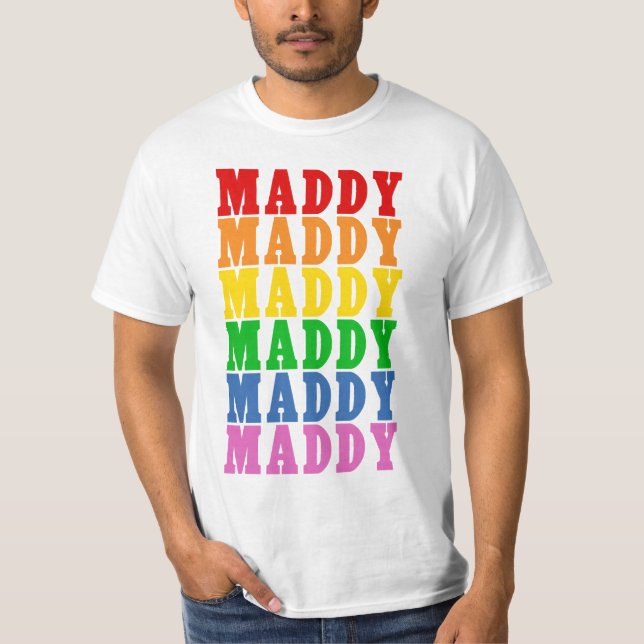 Regenbogen Maddy T-Shirt (Vorderseite)