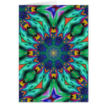 Regenbogen-Mandala-psychedelisches Kaleidoskop
