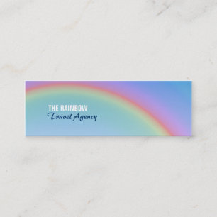 Regenbogen Mini Visitenkarte