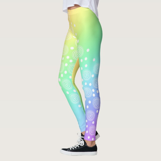 Regenbogen mit Leggings (Links)