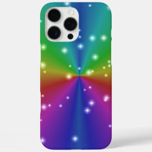 Regenbogen mit Sternen iPhone 16 Pro Max Hülle