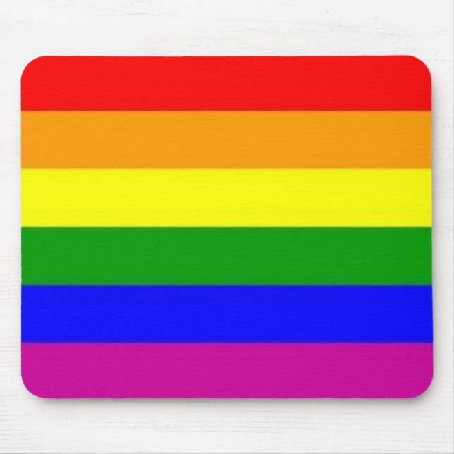 Regenbogen Mousepad (Vorne)