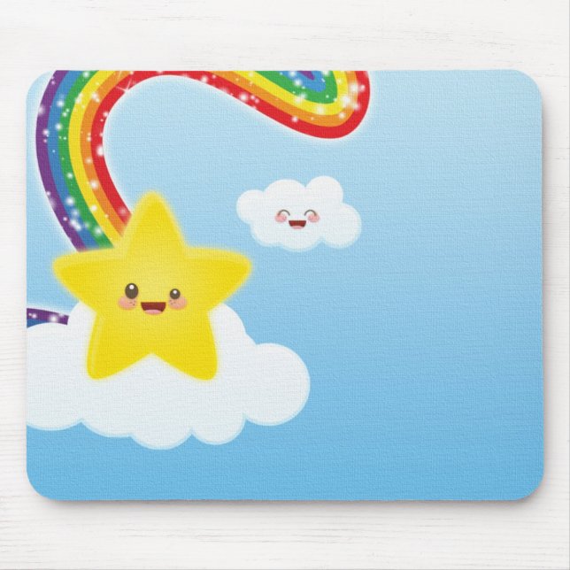 Regenbogen Mousepad (Vorne)
