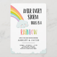 Regenbogen nach einer verlorenen neutralen Babydus
