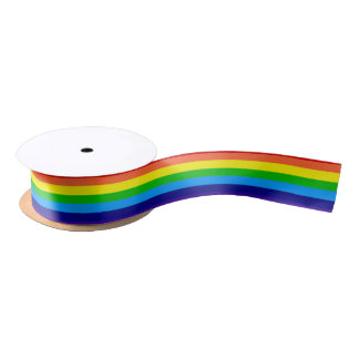Regenbogen nahtlos satinband
