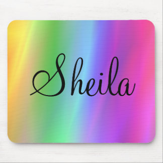 Regenbogen NamensMousepad Mousepad