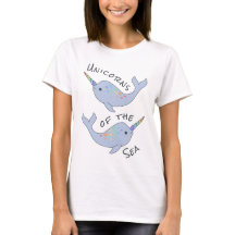Regenbogen Narwhal Seeunicorns-T - Shirt