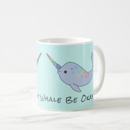 Regenbogen Narwhal Tasse