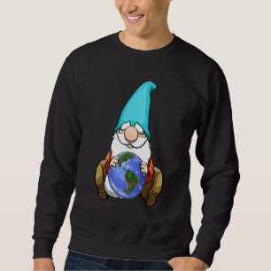 Regenbogen Natur Umwelt Tag der Erde Gnom Frauen Sweatshirt