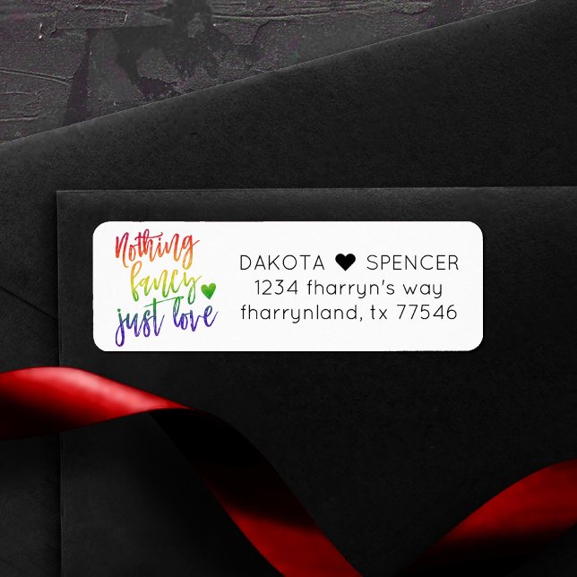 Regenbogen Nichts Extravagant nur Liebe | Hochzeit (Von Creator hochgeladen)