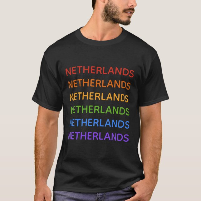Regenbogen Niederlande Shirts und Jacken (Vorderseite)