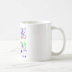 Regenbogen Noten Tasse