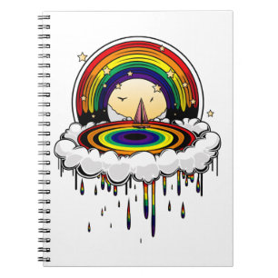 Regenbogen Notizblock