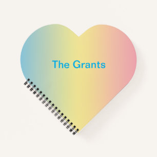 Regenbogen- Notizbuch