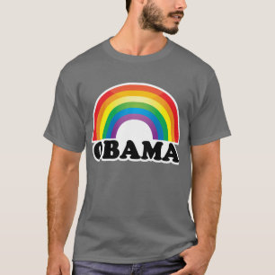 Regenbogen Obama T-Shirt
