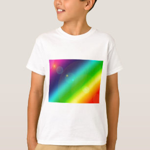 Regenbogen-Ombre T-Shirt