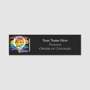 Regenbogen-Orden Ritter Name Tag Namensschild