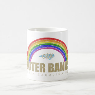 Regenbogen Outer Banks OBX North Carolina USA Vint Kaffeetasse