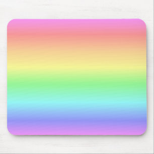 Regenbogen-Pastell Mousepad