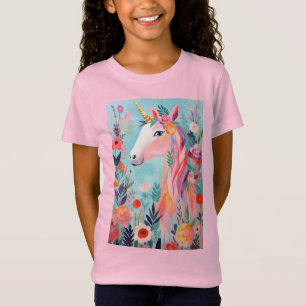 Regenbogen-Pastell-Traum-Einhorn T-Shirt