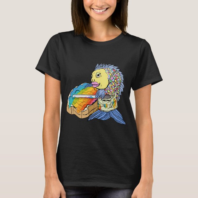Regenbogen-Phish T-Shirt (Vorderseite)