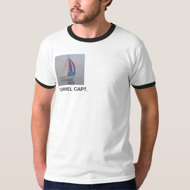 Regenbogen pic, kreuzende 008, CARMEL Kapitän T-Shirt (Vorderseite)