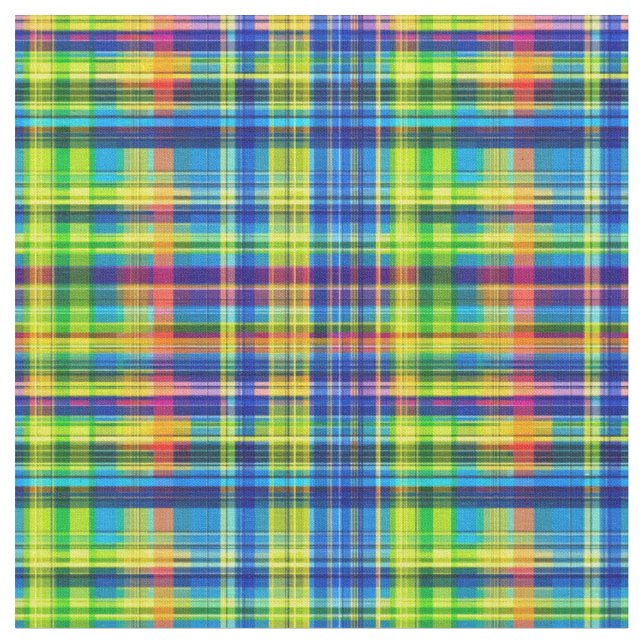 Regenbogen-Picknick-Karo Stoff (Nahaufnahme)