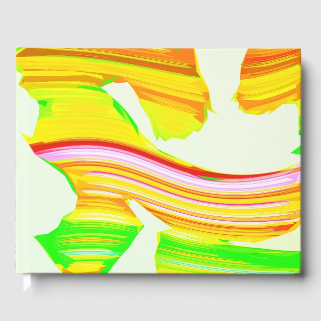 Regenbogen-Pinsel Gästebuch (Vorderseite)