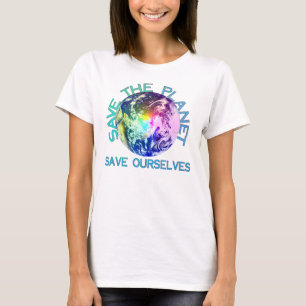 Regenbogen-Planet T-Shirt