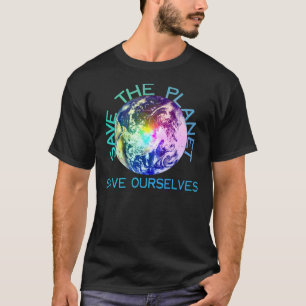 Regenbogen-Planet T-Shirt