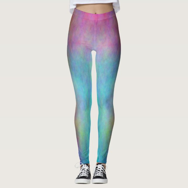 Regenbogen-Plasma 3 Leggings (Vorderseite)