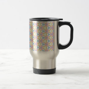Regenbogen-Polka Reisebecher