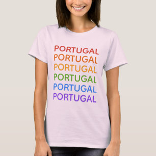 Regenbogen Portugal Shirts und Jacken
