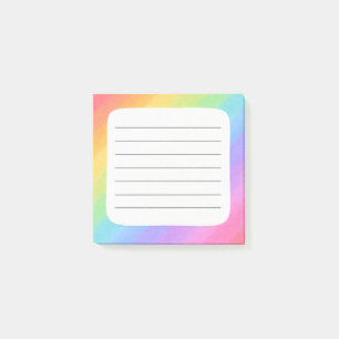 Regenbogen Post-it Klebezettel