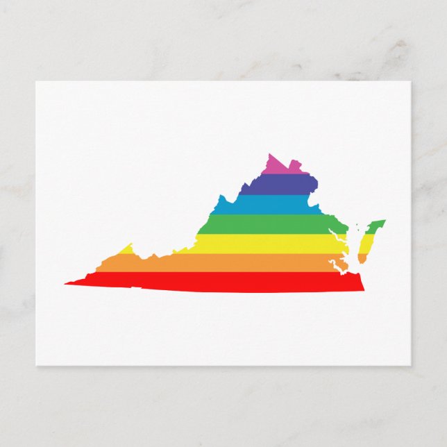 Regenbogen Postkarte (Vorderseite)