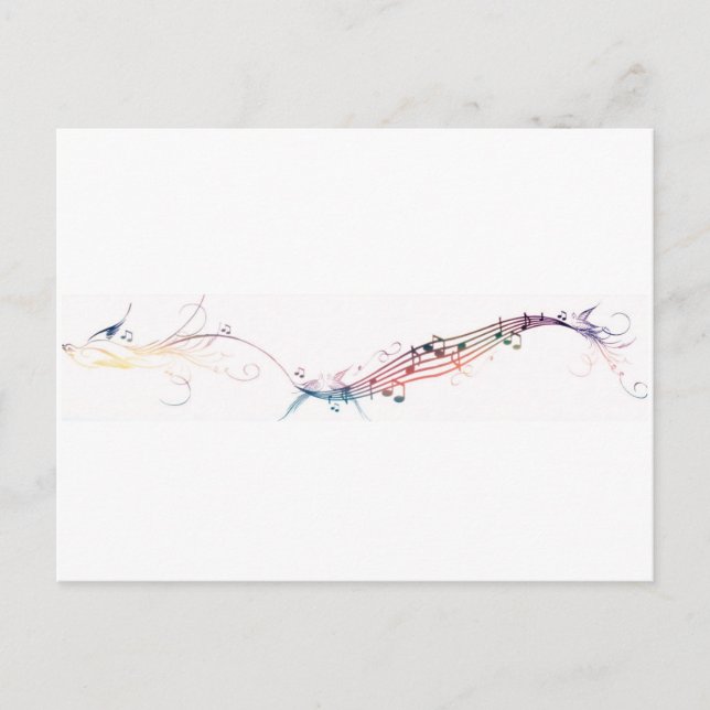 Regenbogen Postkarte (Vorderseite)