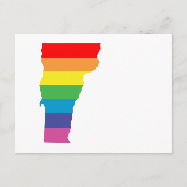 Regenbogen Postkarte (Vorderseite)