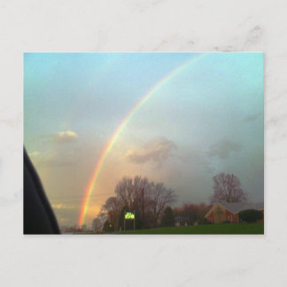Regenbogen!! Postkarte