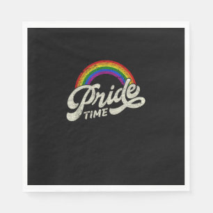 Regenbogen, Primezeit, LGBT-Tank oben Serviette