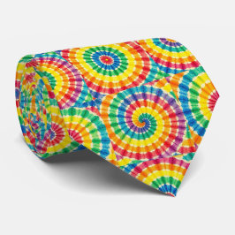 Regenbogen-Psychedelic-Tie-Dye-Schlips Krawatte