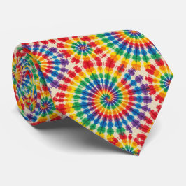 Regenbogen-Psychedelic-Tie-Dye-Schlips Krawatte