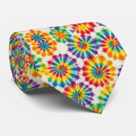 Regenbogen-Psychedelic-Tie-Dye-Schlips Krawatte