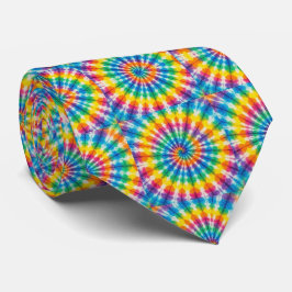 Regenbogen-Psychedelic-Tie-Dye-Schlips Krawatte