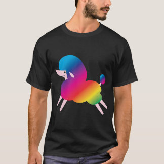 REGENBOGEN Pudel super süß! T-Shirt
