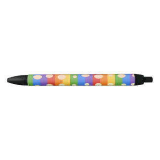 REGENBOGEN PUNKT STREIFEN KUGELSCHREIBER