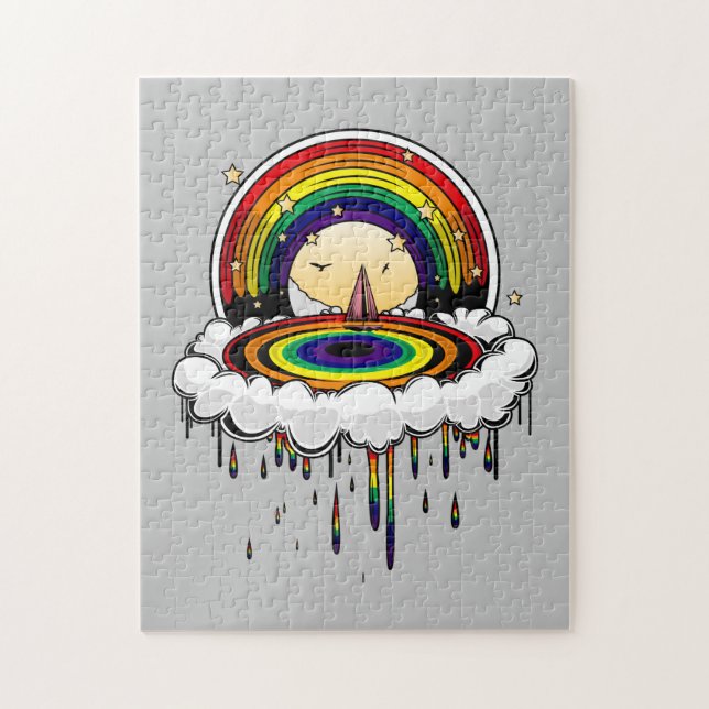 Regenbogen Puzzle (Vertikal)