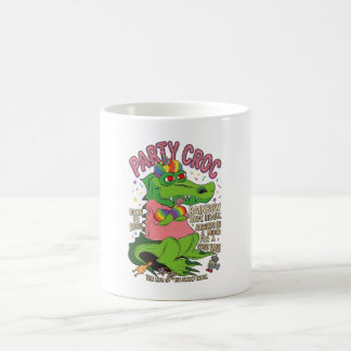 Regenbogen-Rave-Sumpfparty Kaffeetasse